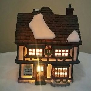 Dept. 56 "Tutbury Printer" Dicken's Village Series